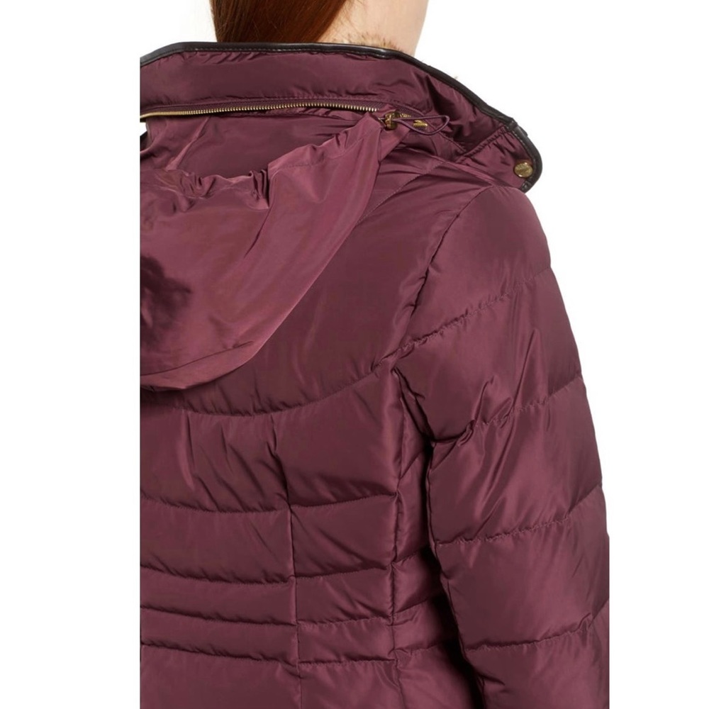 NWT $275 Cole Haan Puffer Jacket PXS Petite XS Burgundy NEVER WORN - Picture 6 of 16